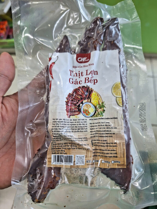 thịt lợn gác bếp suối sỏi